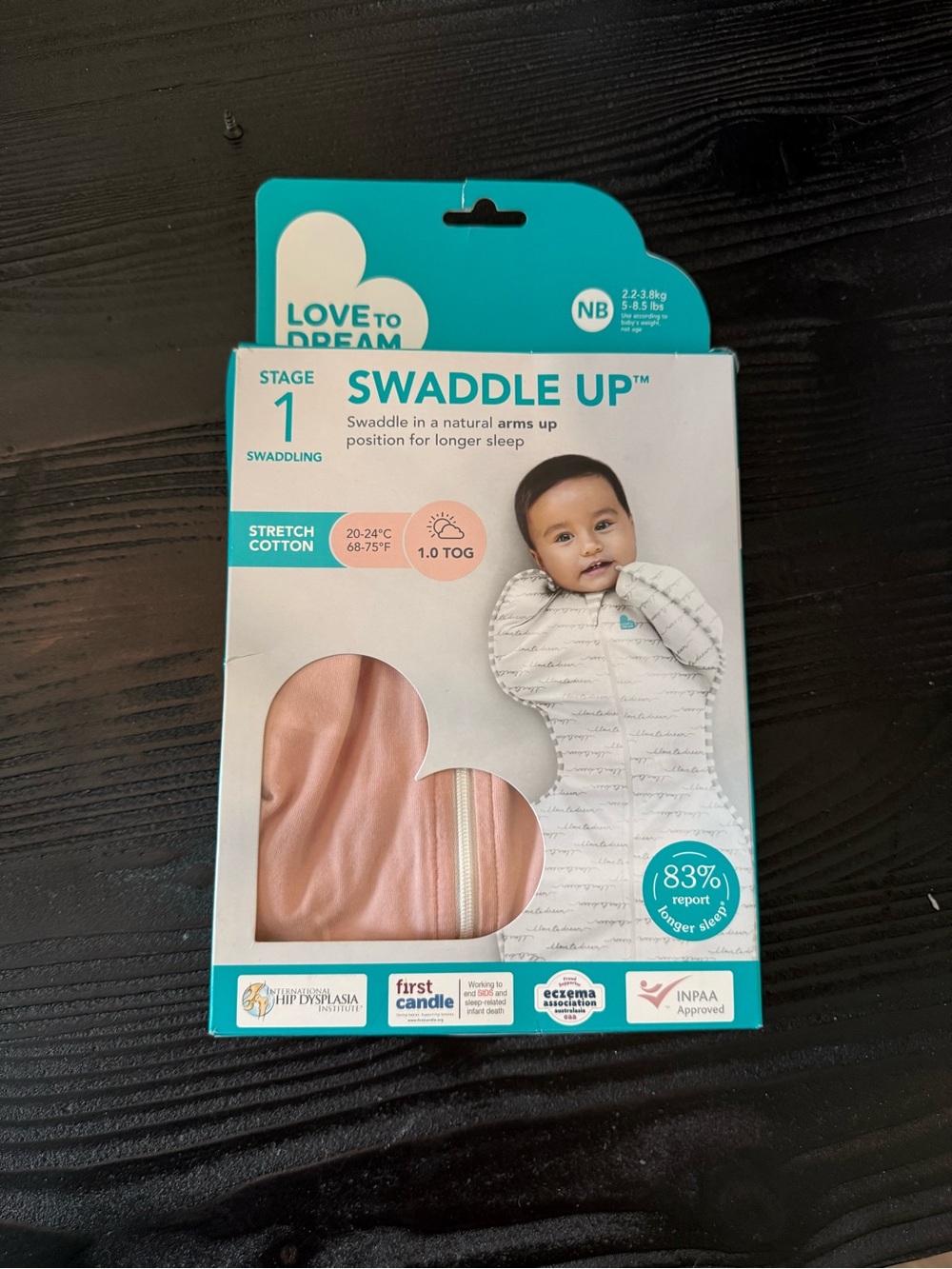 Love to Dream Swaddle Up Stage 1 - Blush